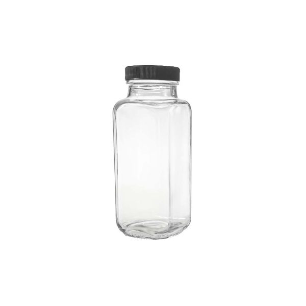 250 ml glass bottles with lids