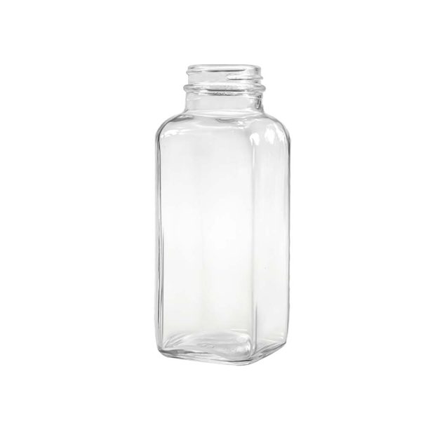350ml glass water bottle square - Image 2