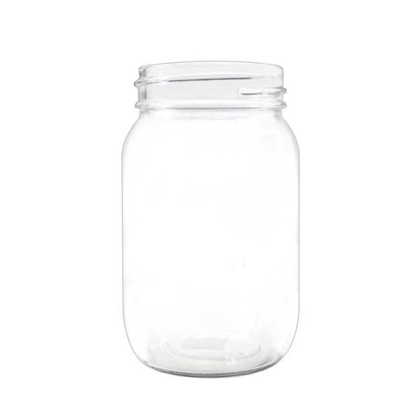 500ml mason jar with plastic lid - Image 2