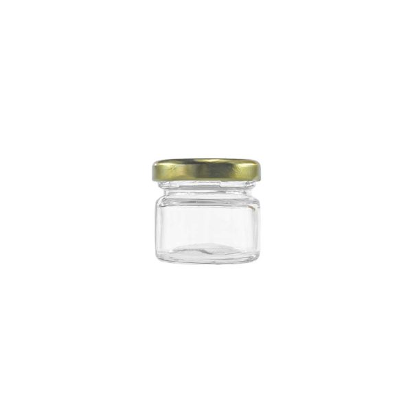 mini glass round jars with lids