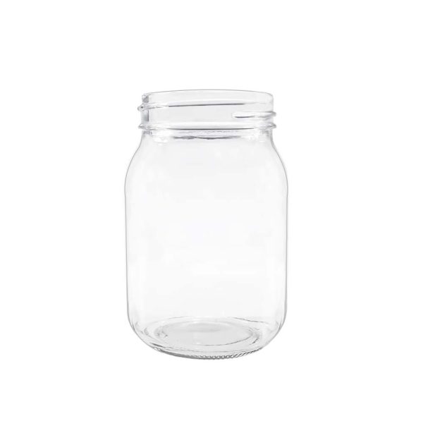 380ML mason jar with plastic lid - Image 2
