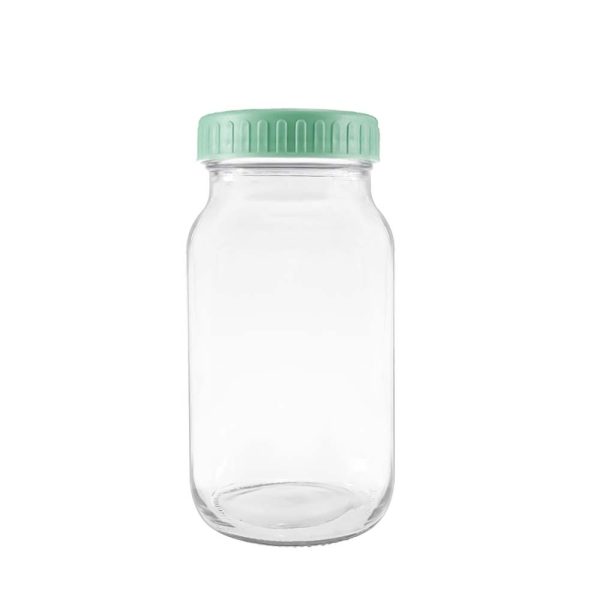 750ML mason jar with plastic lid